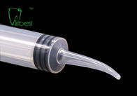 Jednorazowa, zakrzywiona strzykawka z silikonową głowicą 12 ml
