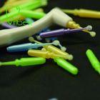 Kolorowe mikroaplikatory dentystyczne z PP z nylonowym włosiem